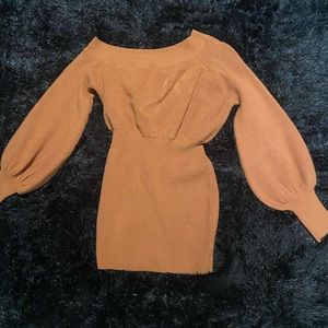 Fashion Nova off the shoulder tight dress. Never worn